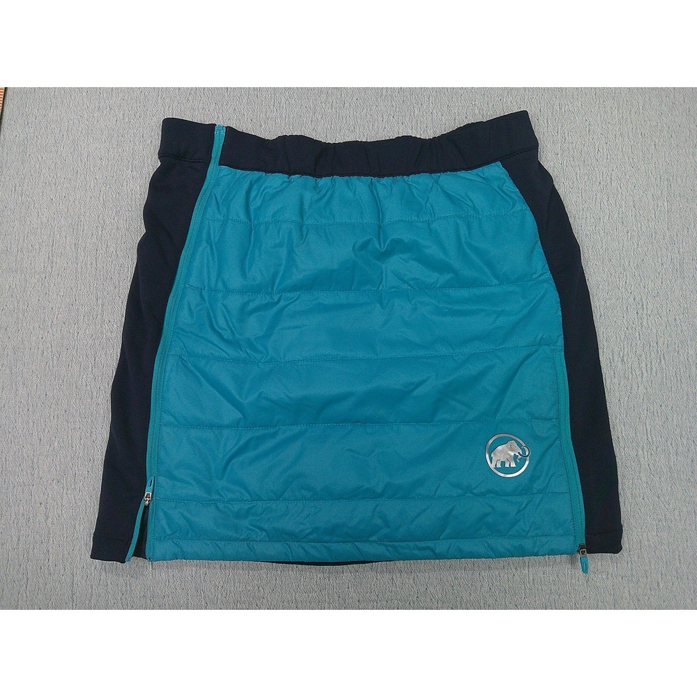 Mammut Botnica IN Teal/Black Puffer Ski Touring Mini Skirt Size S